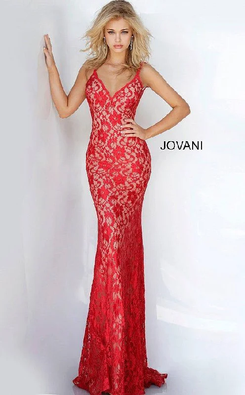 Jovani 00782 Long Formal Lace Prom Dress