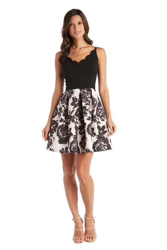 Morgan & Co 12856 Short Skater Dress