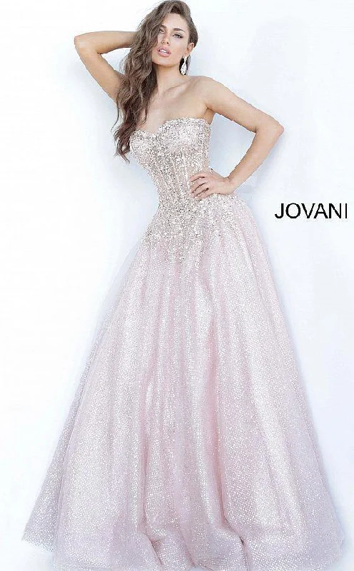 Jovani 3621 Long Strapless Prom Dress