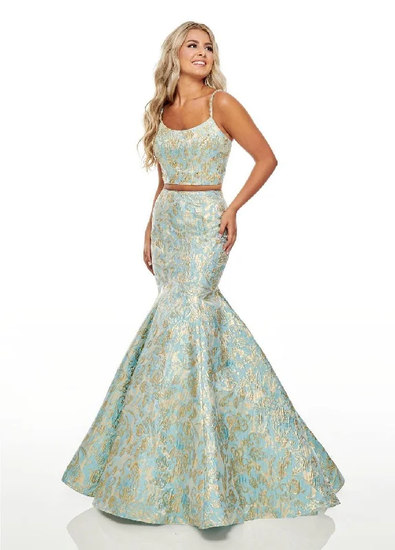 Rachel Allan Sexy Formal Two Piece Prom Dress