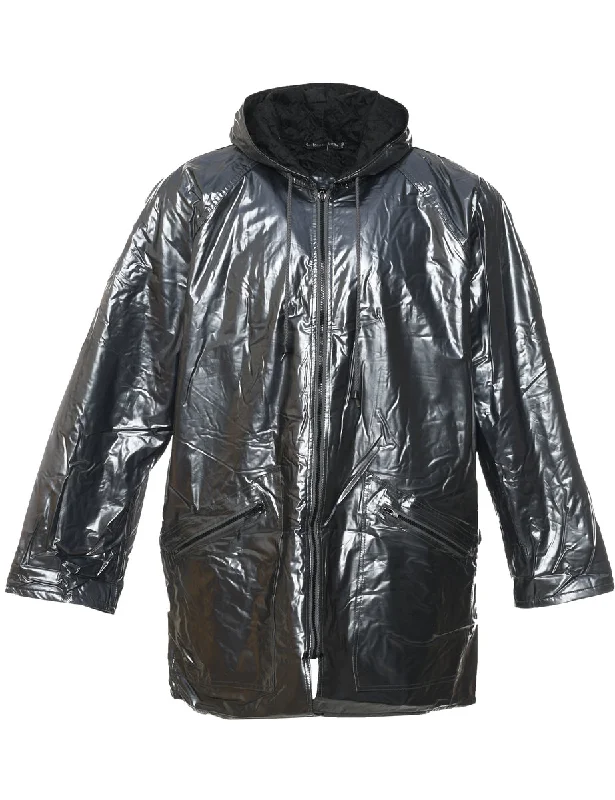 Dark Grey Raincoat - XL