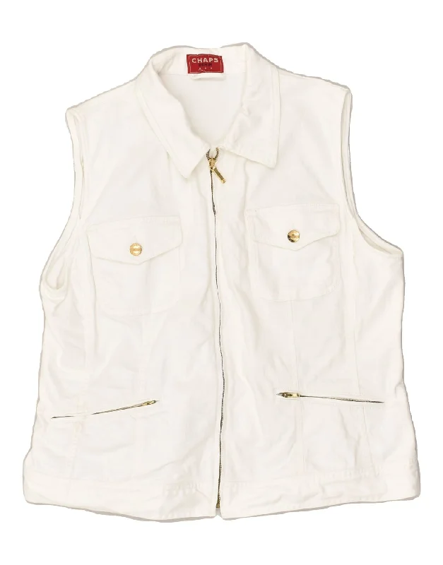 CHAPS Womens Utility Gilet UK 20 2XL White