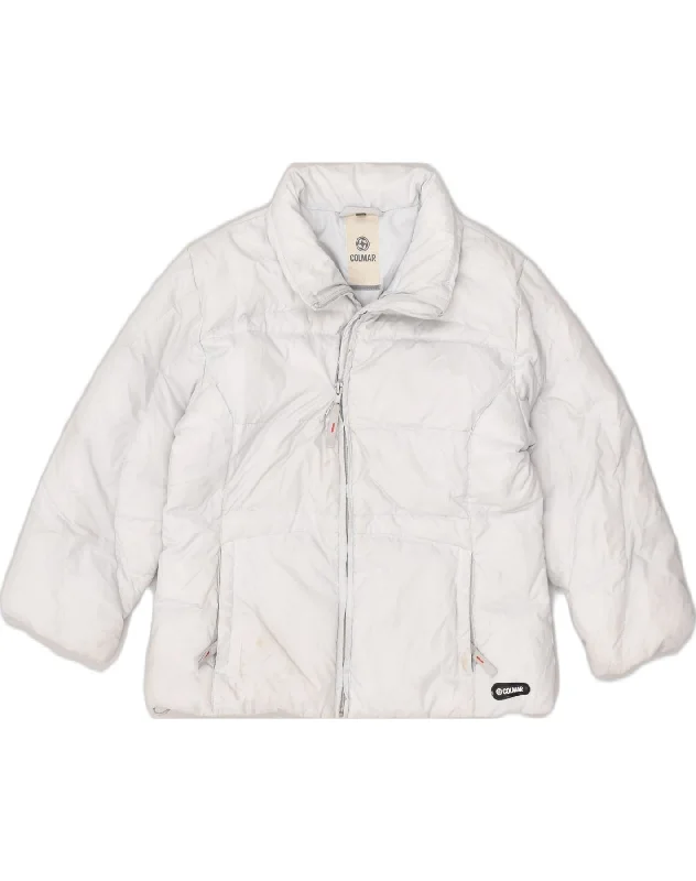 COLMAR Womens Padded Jacket IT 34 2XS White Polyester