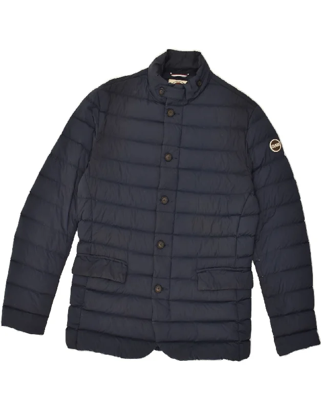 COLMAR Womens Padded Jacket IT 48 XL Navy Blue Polyamide