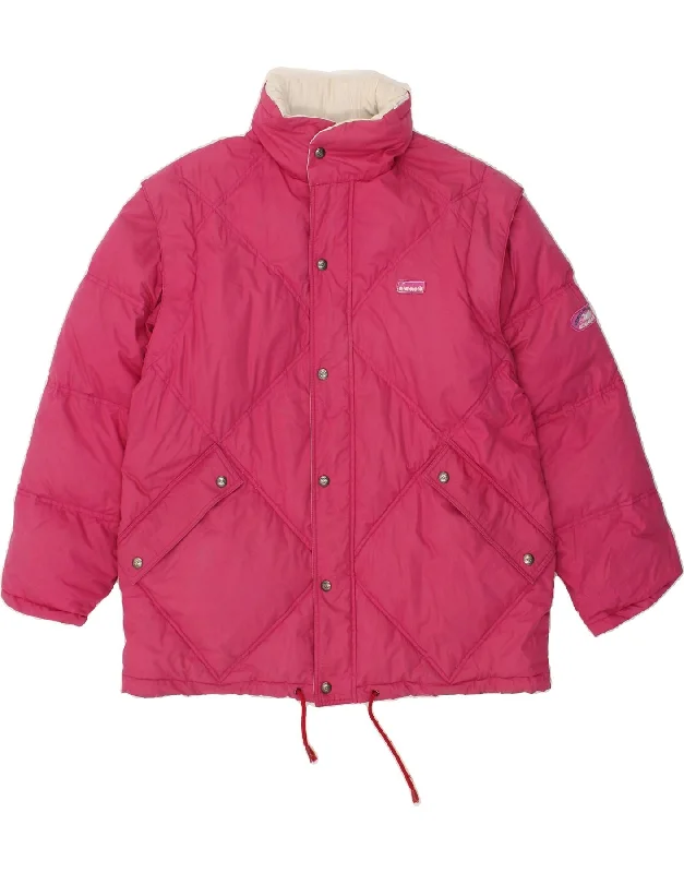 DIADORA Womens Padded Jacket UK 20 2XL Pink