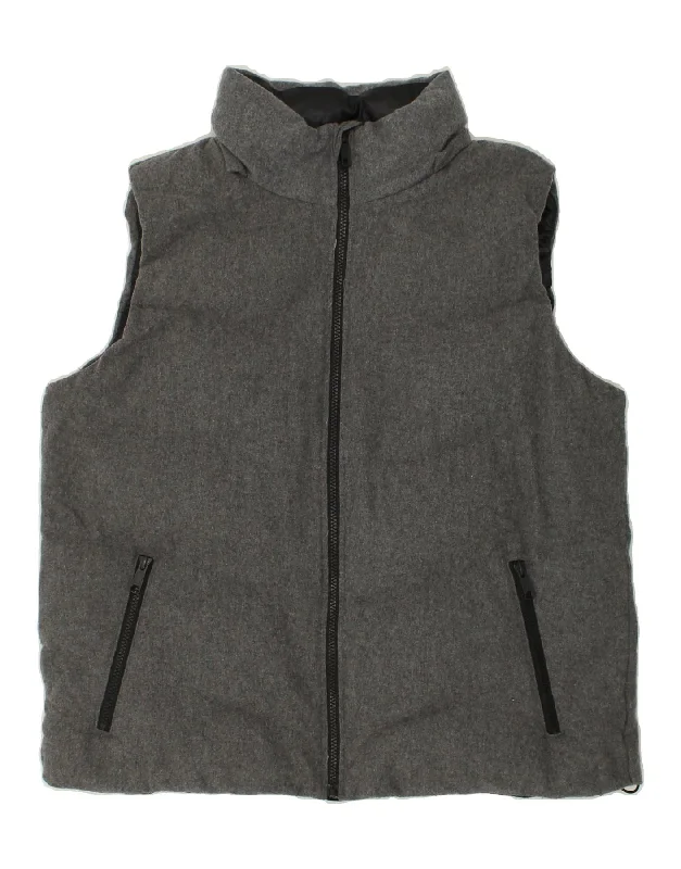 GAP Womens Padded Gilet UK 18 XL Grey Wool