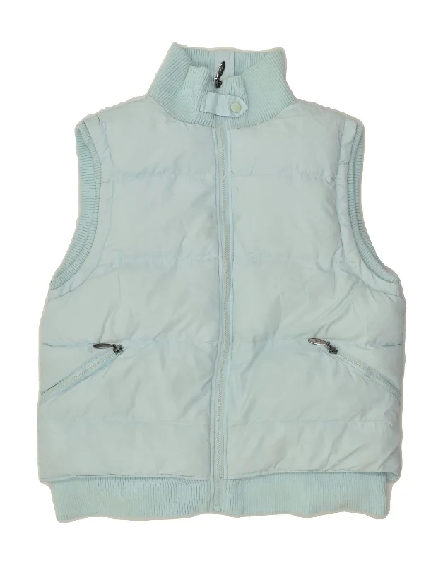 JOULES Womens Padded Gilet UK 16 Large Blue