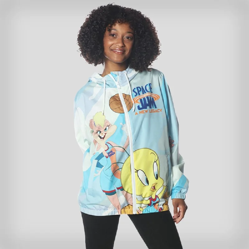 Members Only Women's Space Jam Windbreaker Jacket