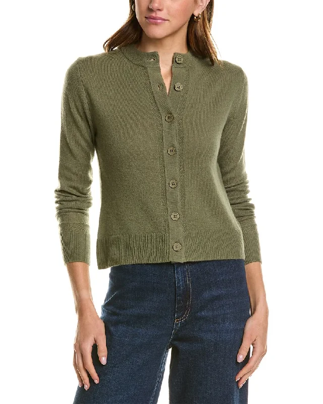 Hannah Rose Wool & Cashmere-Blend Cardigan