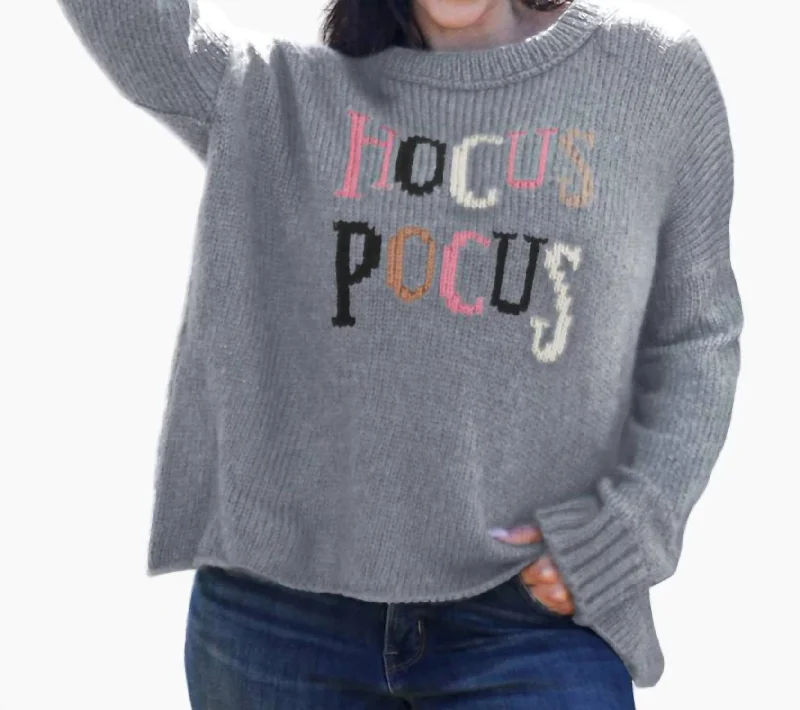 Hocus Pocus Sweater In Silverstone Multi