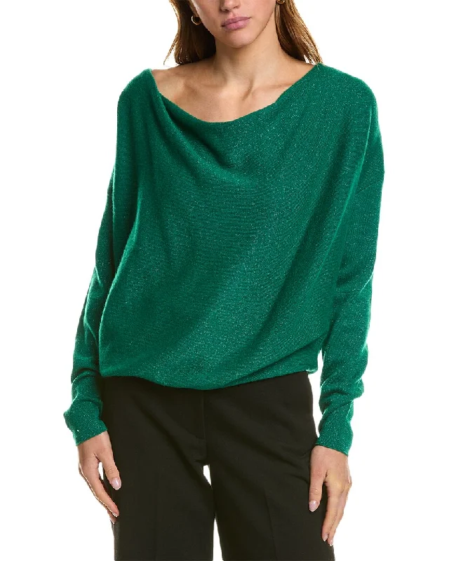 InCashmere Cowl Neck Cashmere Sweater