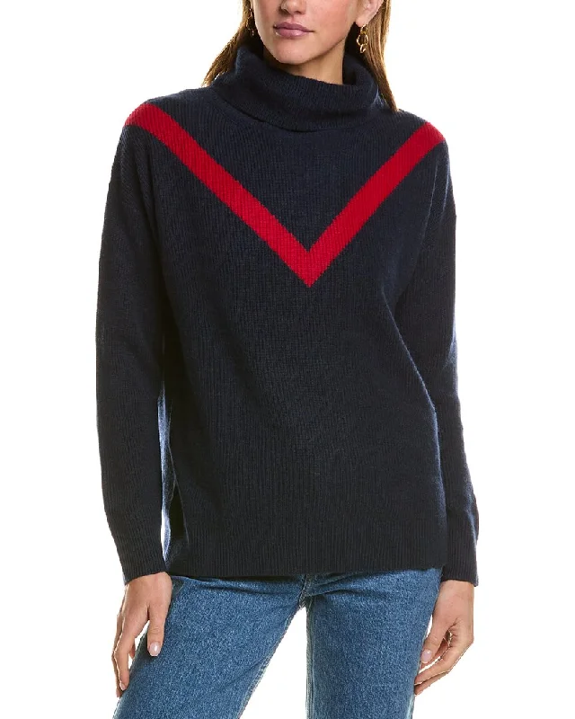 Kier + J Turtleneck Wool & Cashmere-Blend Sweater