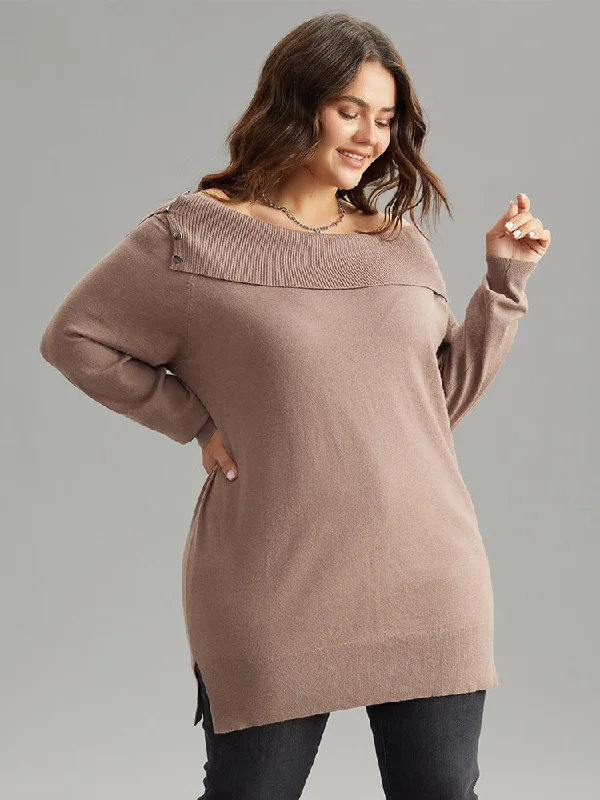 Supersoft Essentials Anti-Pilling Off Shoulder Pullover