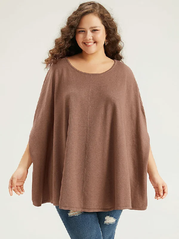 Supersoft Essentials Plain Dolman Sleeve Pullover