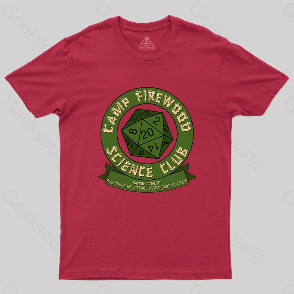 Camp Firewood Science Club T-Shirt