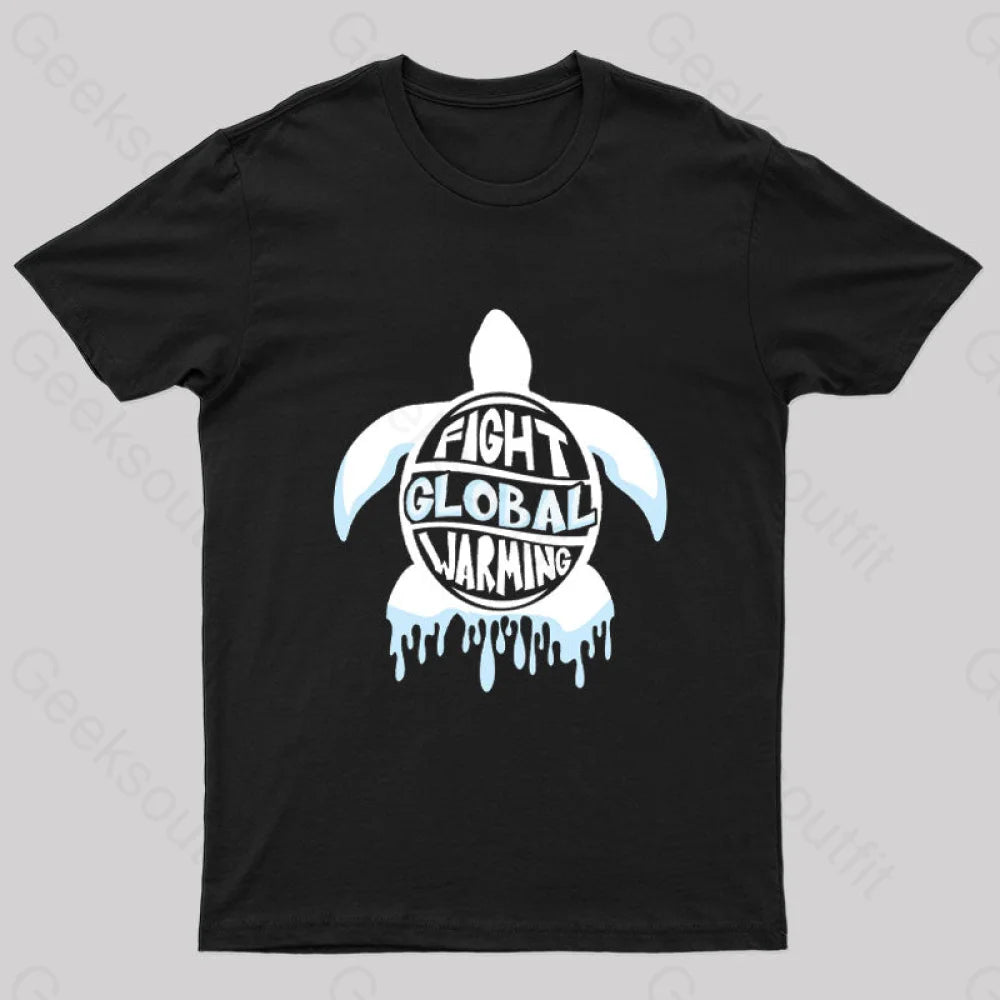 Fight Global Warming Turtle T-Shirt