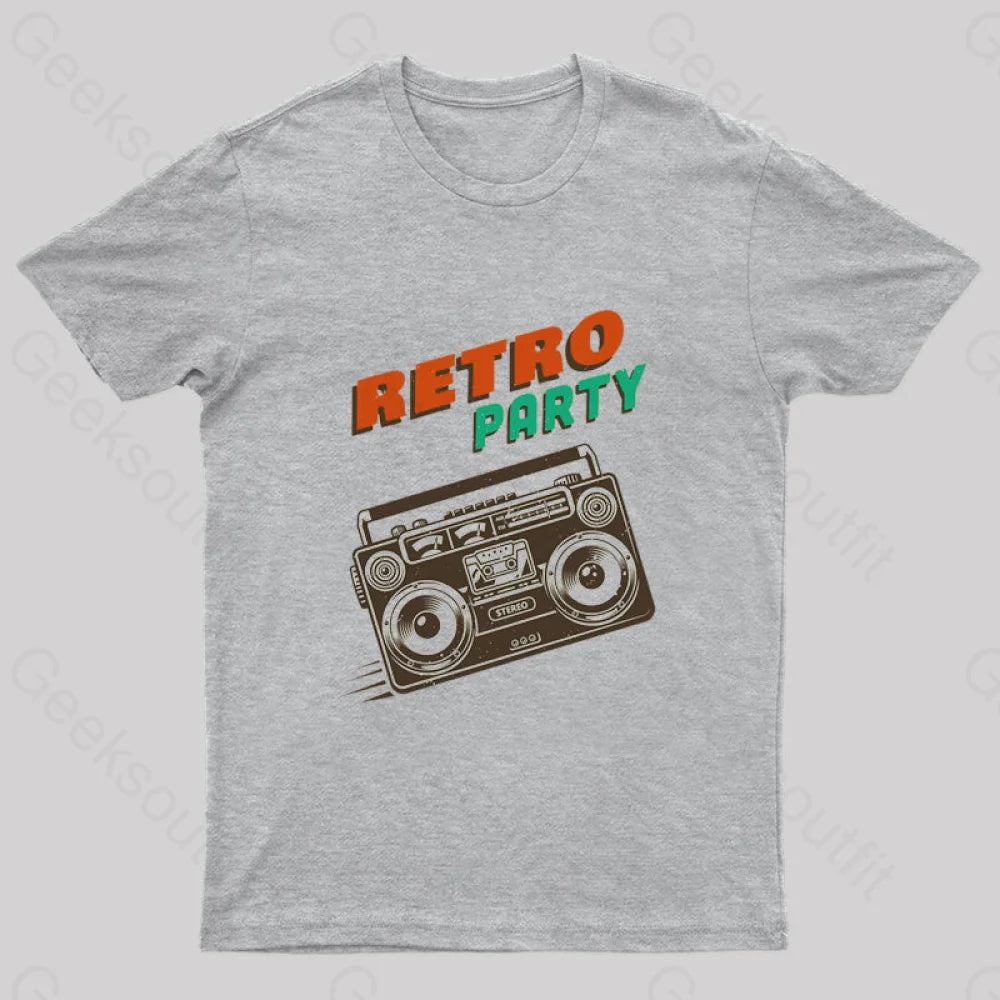 Retro Party Nerd T-Shirt