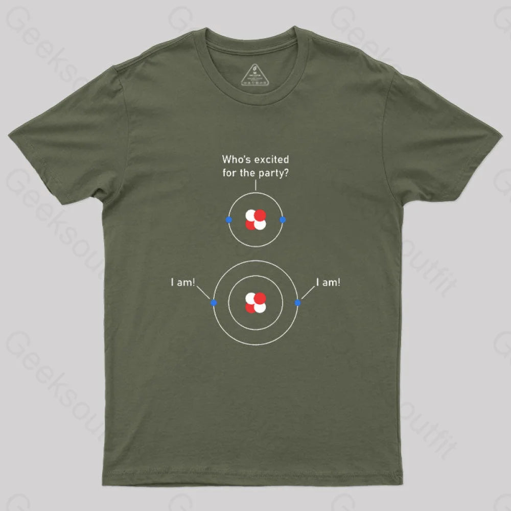 Science Chemistry Excited Electrons Atom T-Shirt