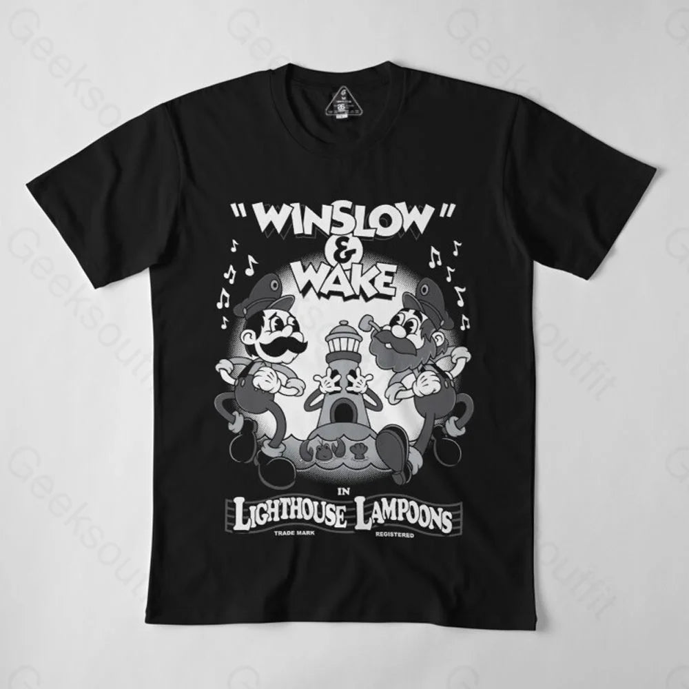 Vintage Cartoon Lighthouse Lampoons T-Shirt