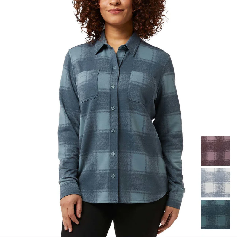 32 Degrees Women's 4-way Stretch Soft Button-Up Shirt