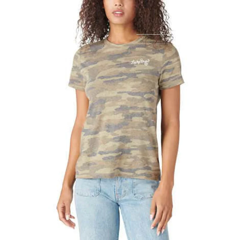 Lucky Brand Women's Super Soft Tee Camo' Graphic Print T-Shirt