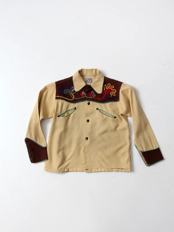 vintage 1950s western shirt by Jibs Juvenile