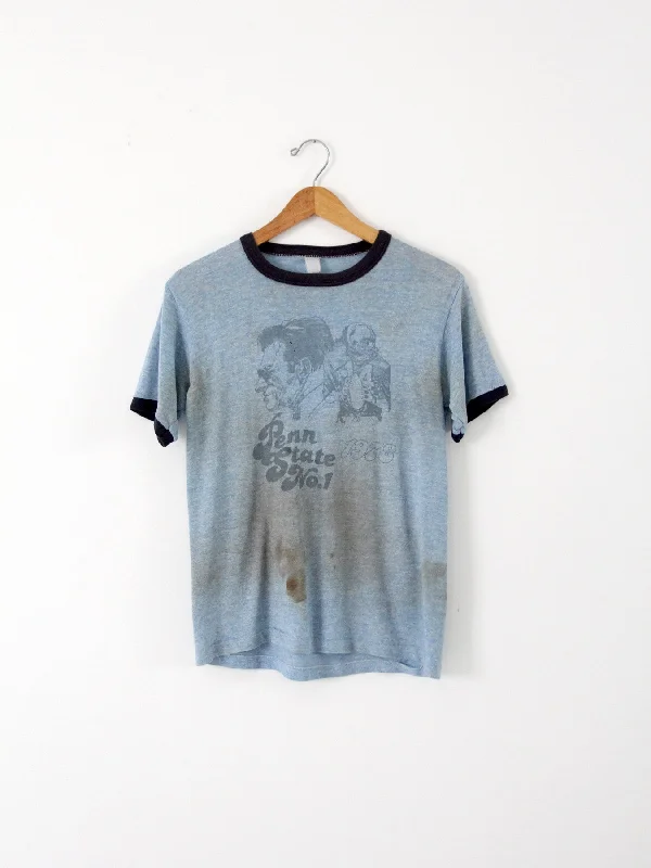 vintage 70s Penn State football t-shirt